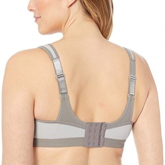NEW Glamorise 36F Underwire High Impact Sports Bra 9066 Gray 127480 - Picture 2 of 5